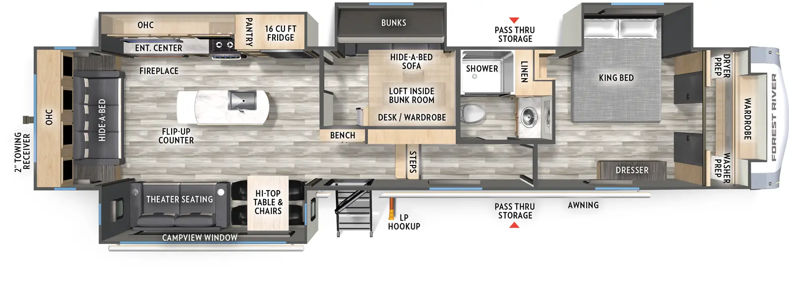 Cardinal 36MB Floorplan